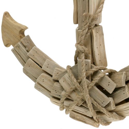 Floristik24 Decorative anchor wood H52cm