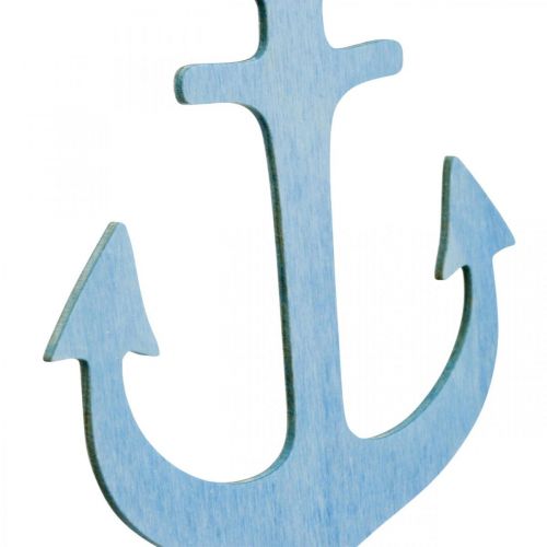 Product Anchor hanger wood blue, white summer decoration for hanging 8 pieces