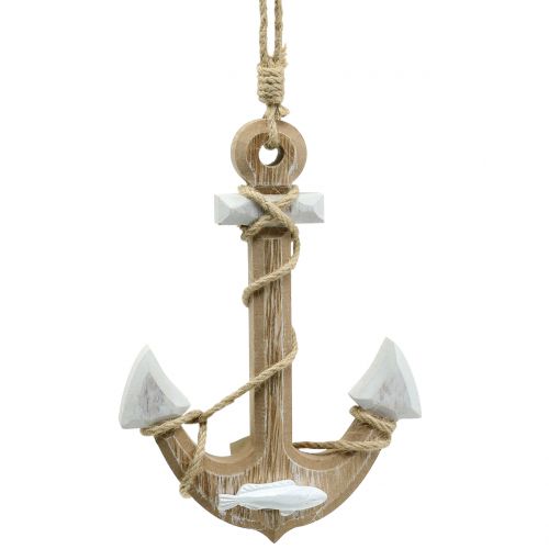 Floristik24 Natural wood anchor 20cm x 14cm