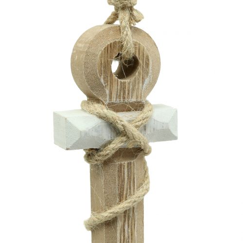 Floristik24 Natural wood anchor 20cm x 14cm