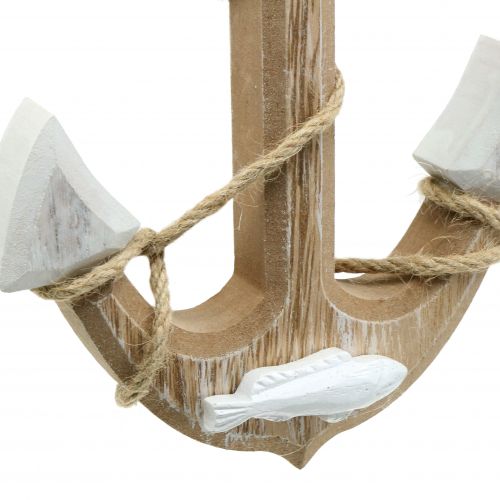 Floristik24 Natural wood anchor 20cm x 14cm