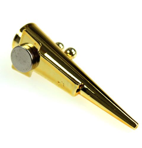 Floristik24 Wedding pin with magnet, shiny gold 7cm