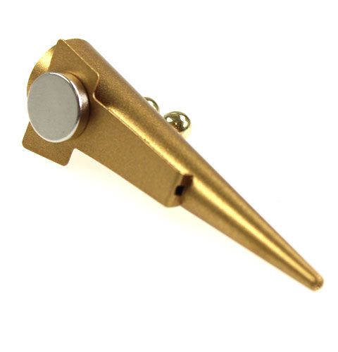 Product Wedding pin with magnet, matt gold 7cm