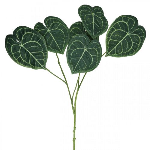 Artificial Anthurium Leaves Fake Plant Green 96cm