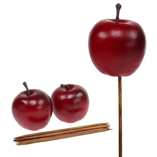 Apple artificial red Ø5.5cm 12p