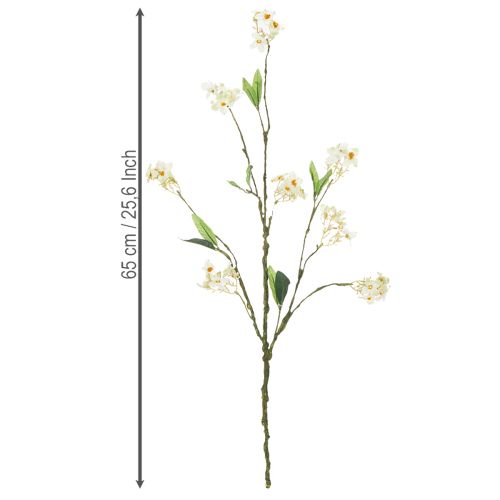 Product Apple blossom branch, artificial flower branch, white, 65cm, 1 piece
