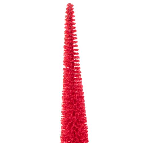 Decorative narrow Christmas tree, artificial Christmas tree on wooden base, 40cm, 3 pieces | Floristik24.ie