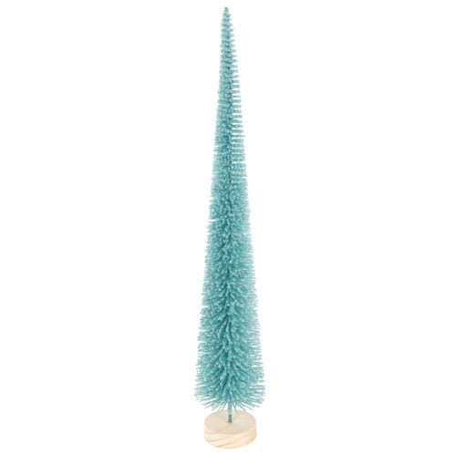 Artificial Christmas tree, slim, with wooden base, 40cm
