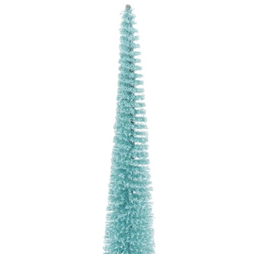 Artificial Christmas tree, slim, with wooden base, 40cm | Floristik24.ie
