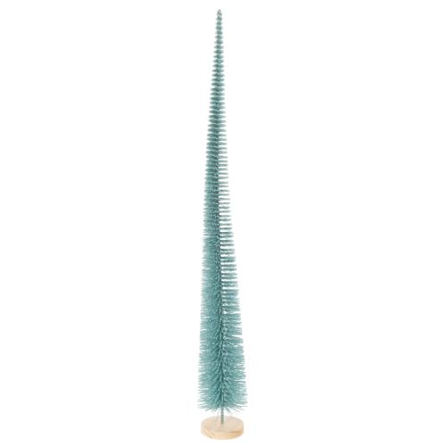 Artificial Christmas tree, decorative tree, delicate design with wooden base, 80cm