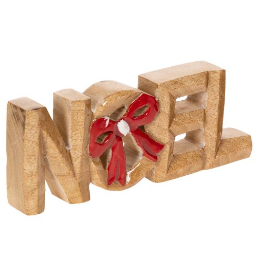 Noel lettering with bow, Christmas decoration, 18cm buy online | Floristik24.ie