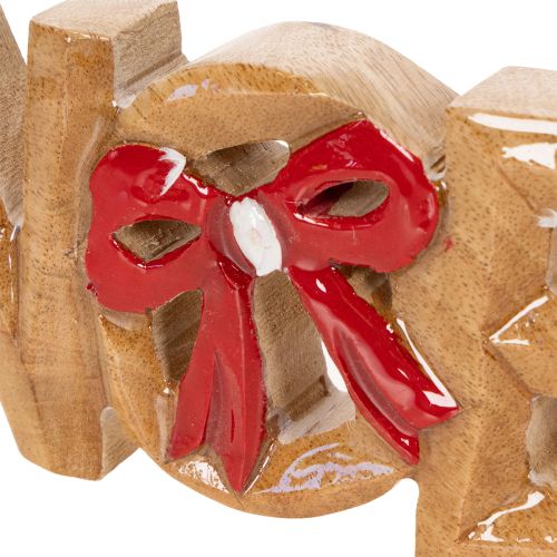 Noel lettering with bow, Christmas decoration, 18cm | Floristik24.ie