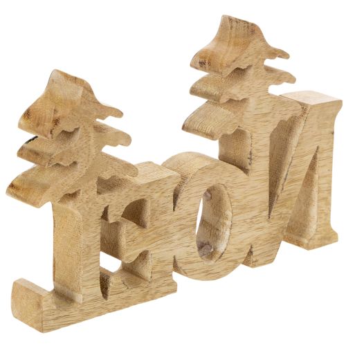 Christmas decoration Noel stand with two fir trees 18cm | Floristik24.ie