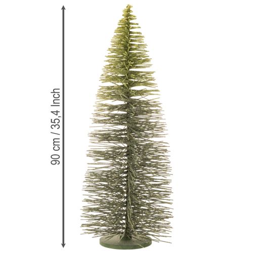 Artificial green Christmas tree with stand for table decoration, 90cm | Floristik24.ie