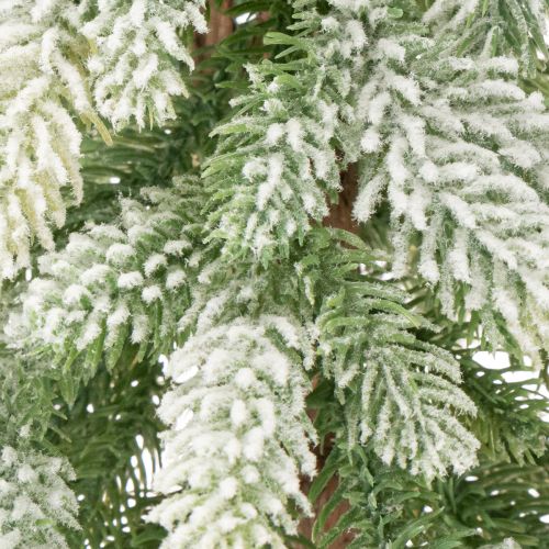 Artificial fir tree with snow decoration, winter and Christmas, 95cm | Floristik24.ie