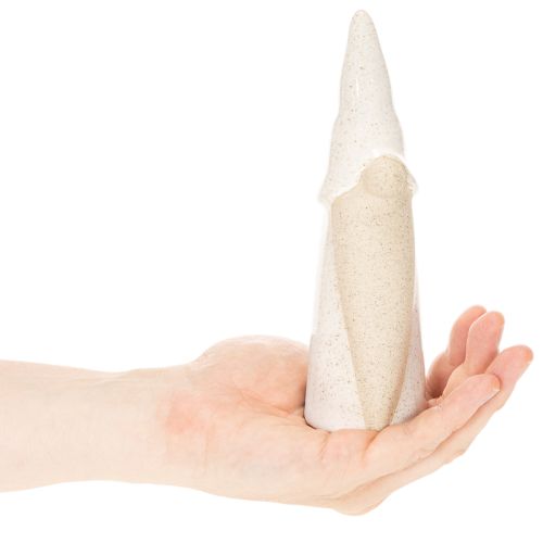 Decorative gnome figurine, light ceramic, Scandinavian style, 18cm, 3 pieces | Floristik24.ie