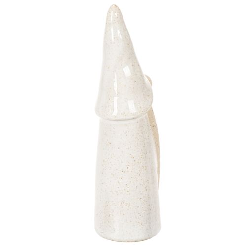 Decorative gnome figurine, light ceramic, Scandinavian style, 18cm, 3 pieces | Floristik24.ie