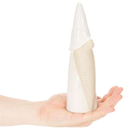 Decorative gnome figurine for standing, Christmas decoration, ceramic, 22cm | Floristik24.ie