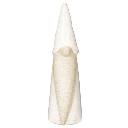 Decorative gnome figurine for standing, Christmas decoration, ceramic, 22cm | Floristik24.ie