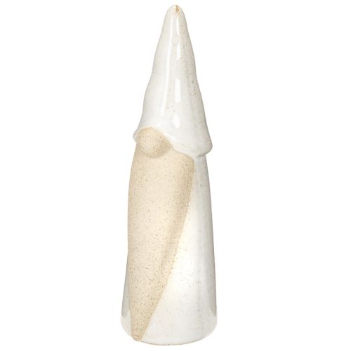 Decorative gnome figurine for standing, Christmas decoration, ceramic, 22cm | Floristik24.ie