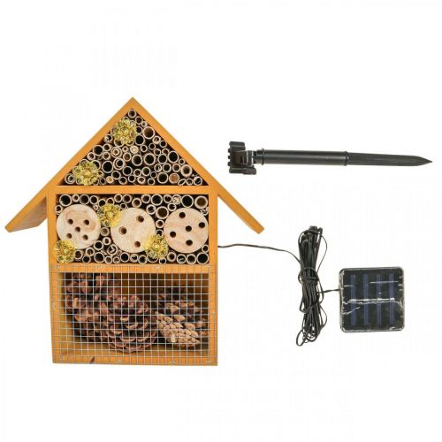 Product Balcony decoration insect hotel insect house solar orange 23x24cm