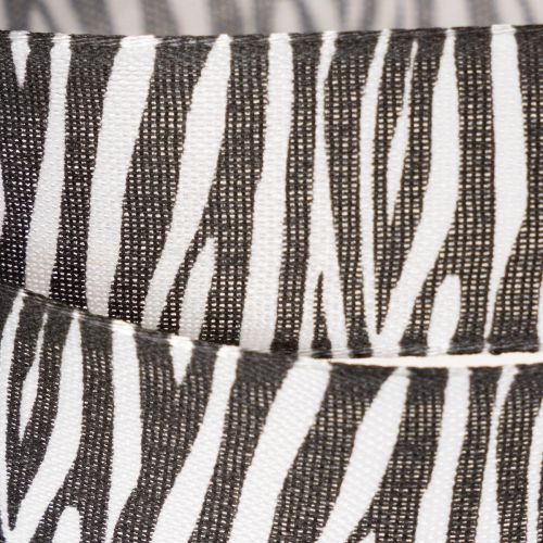 Gift ribbon with zebra print, 25mm wide, 20m long | Floristik24.ie