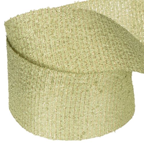 Decorative ribbon with glitter, wide ribbon for gift wrapping, 55mm wide, 15m long | Floristik24.ie