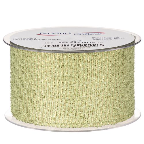 Decorative ribbon with glitter, wide ribbon for gift wrapping, 55mm wide, 15m long | Floristik24.ie