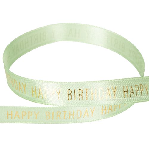 Product Happy Birthday ribbon for decorative gift wrapping, 18m