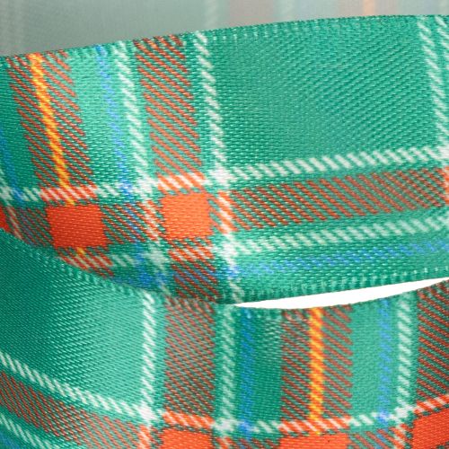 Gift ribbon, checkered pattern, Scottish plaid, 25mm, 20m | Floristik24.ie