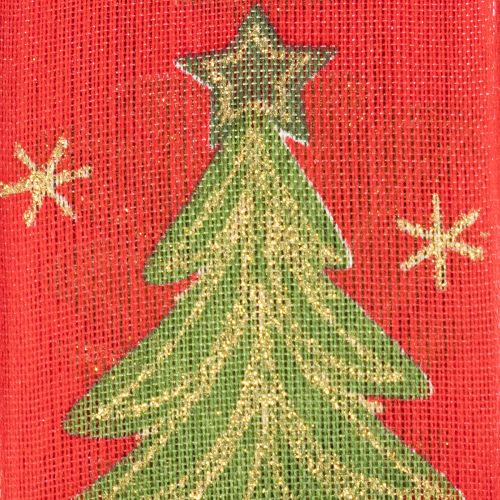 Gift ribbon Christmas tree with stars 40mm 15m | Floristik24.ie