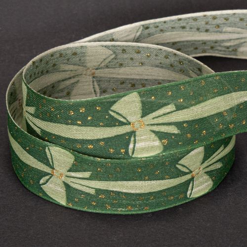 Gift ribbon with bows for creative ideas, 25mm x 18m | Floristik24.ie