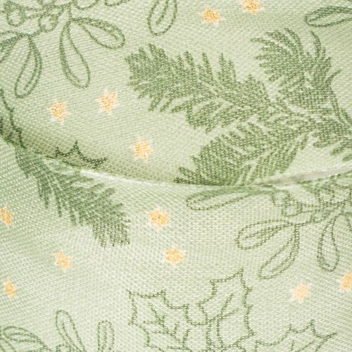 Gift ribbon holly and mistletoe 40mm 15m | Floristik24.ie