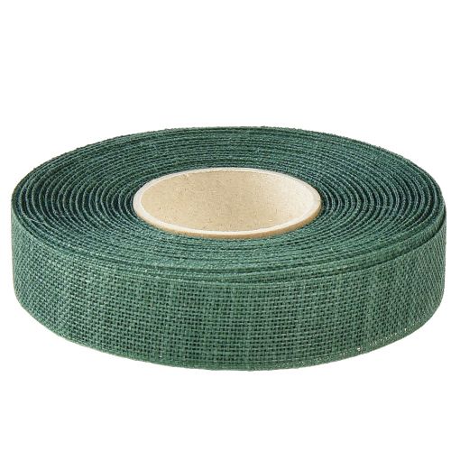 Floristik24 Decorative ribbon natural green 25mm 20m