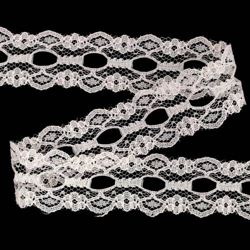 Floristik24 Lace ribbon pink 30mm deco ribbon lace wedding decoration 20m