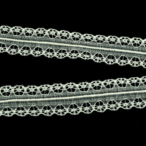 Floristik24 Lace ribbon vintage cream 20mm 20m