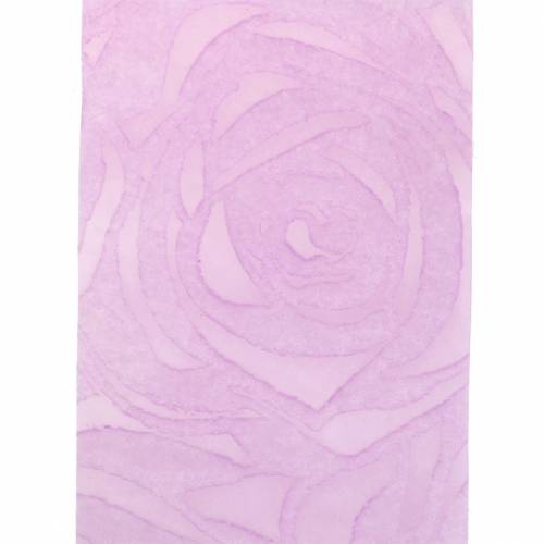 Floristik24 Deco ribbon roses wide purple 63mm 20m