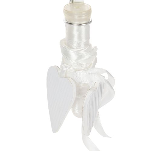 Product Bench hanger with tube and heart, 18cm, 6 pieces