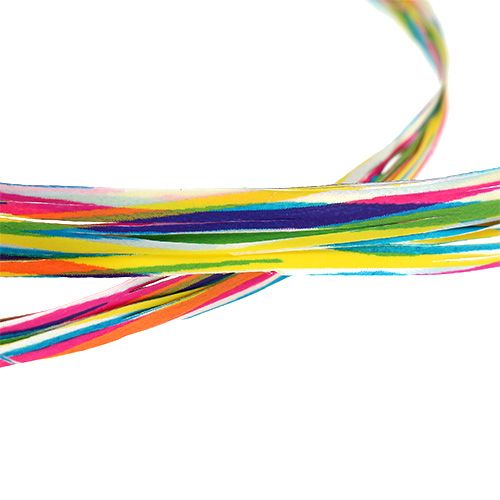 Floristik24 Bast as decorative ribbon colored 200m