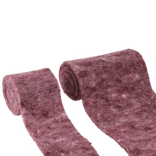 Craft Felt Berry Decorative Ribbon Felt W7/15cm L1/1m Set of 2