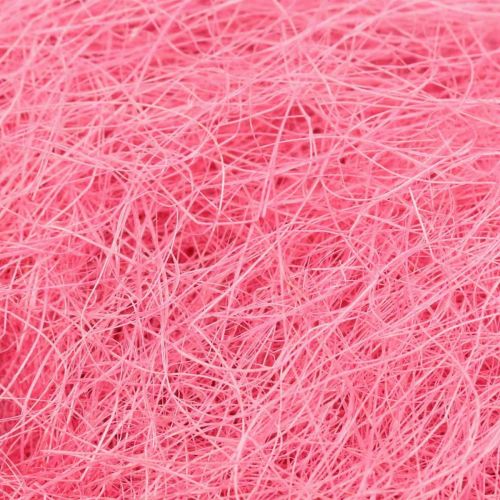 Floristik24 Handicraft material, sisal grass, natural material pink 300g