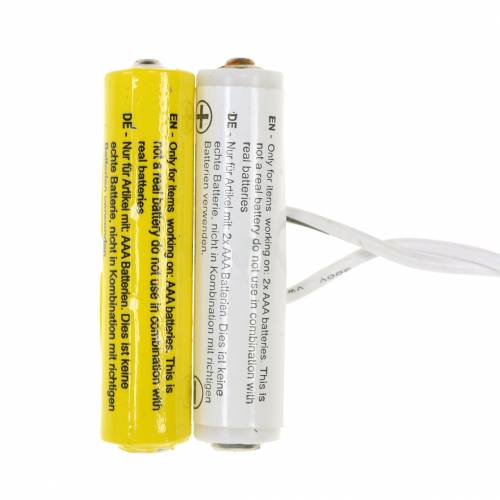 Battery adapter white 3m 3V 2 x AAA