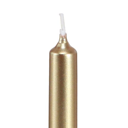 Product Tree candles candles for Christmas tree gold 13x105mm 20 pcs