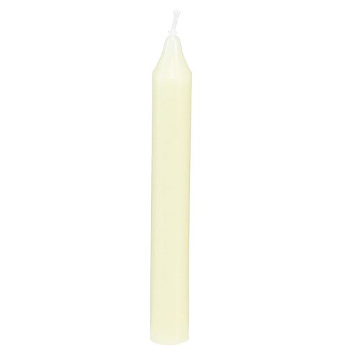 Floristik24 Tree candles, stick candles Ø13mm candles yellow H10cm 22 pcs