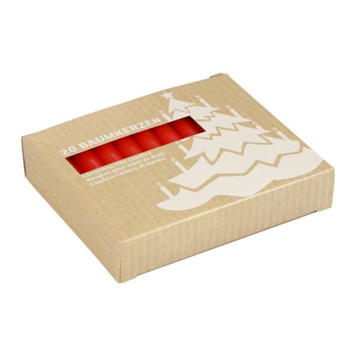 Product Tree candles red 20 pcs