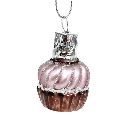 Floristik24 Tree decorations muffins mix Ø2.5cm 6pcs