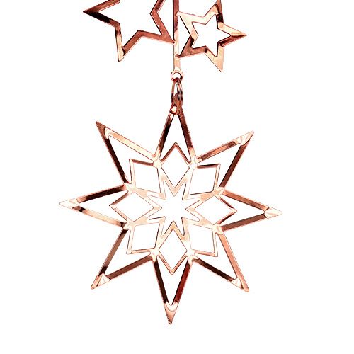 Product Tree decoration star 20cm copper 1p
