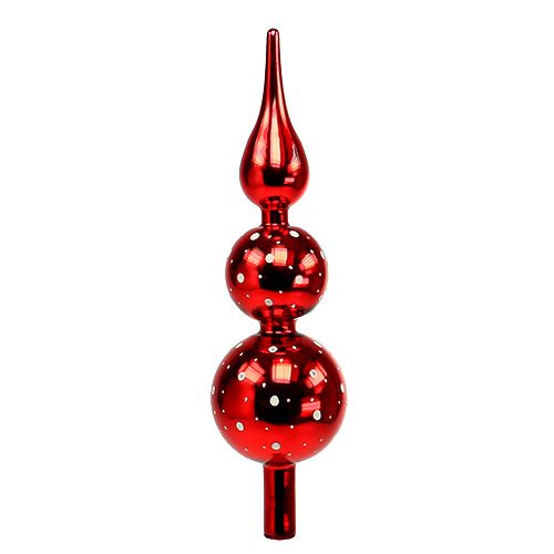 Floristik24 Treetop Glass with Dots Red 30cm