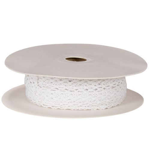 Cotton lace ribbon, fine