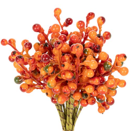 Bunch of orange berries, 20cm long buy online | Floristik24.ie